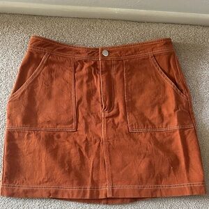 Rust Orange Women's Skirt